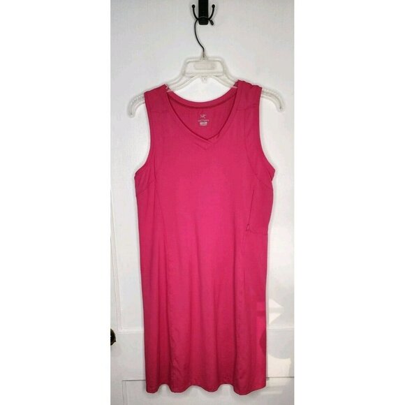 Arc'teryx Soltera Dress L Sleeveless UPF 50+ Travel Athletic Outdoor Casual Pink - Picture 1 of 5